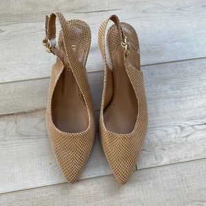 Gold and Tan J. Renee Heels